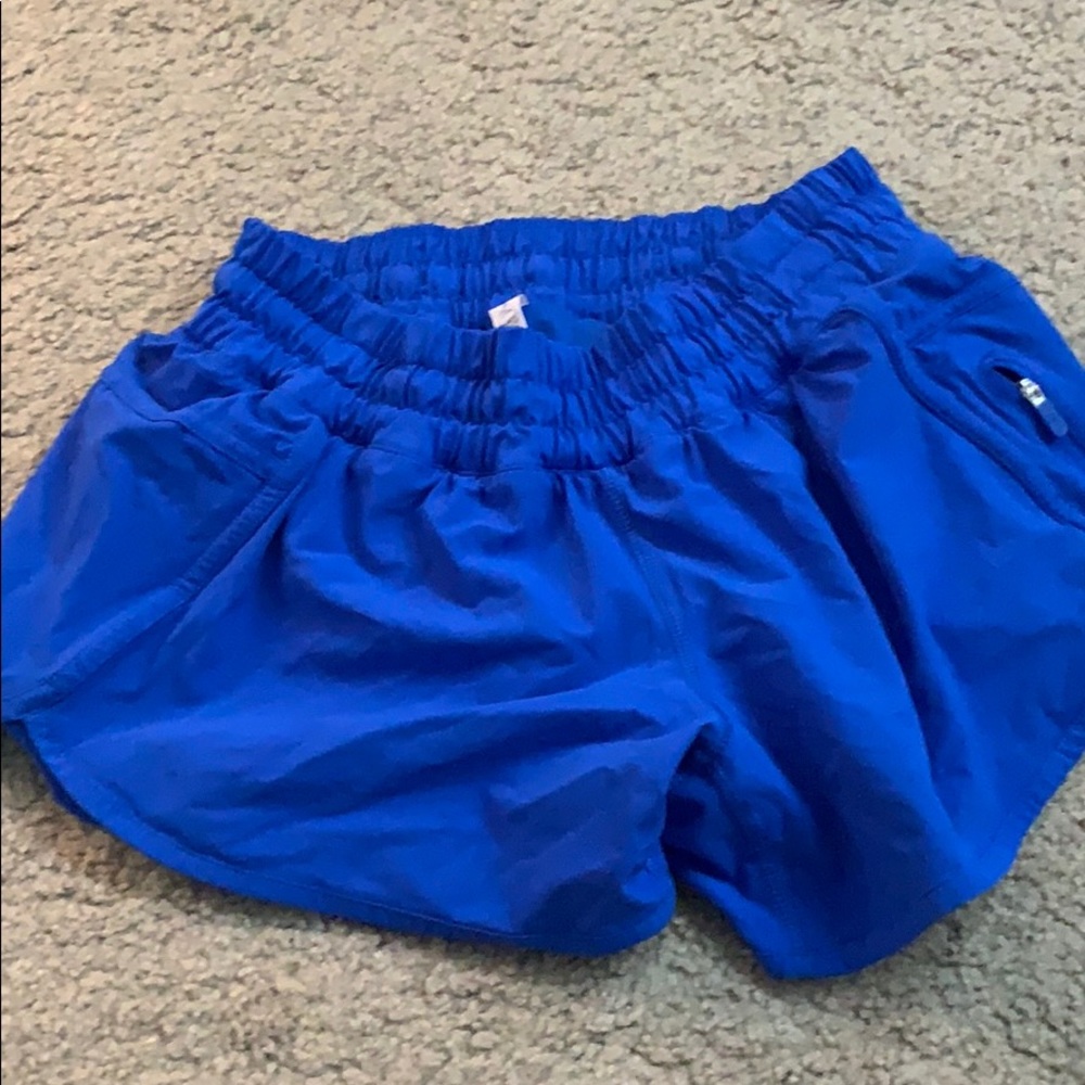 Cobalt lulu lemon shorties